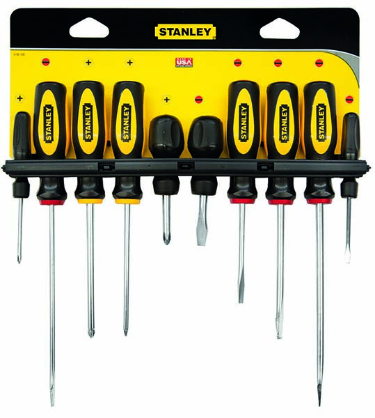 STANLEY, 10 Pcs Screwdriver Set