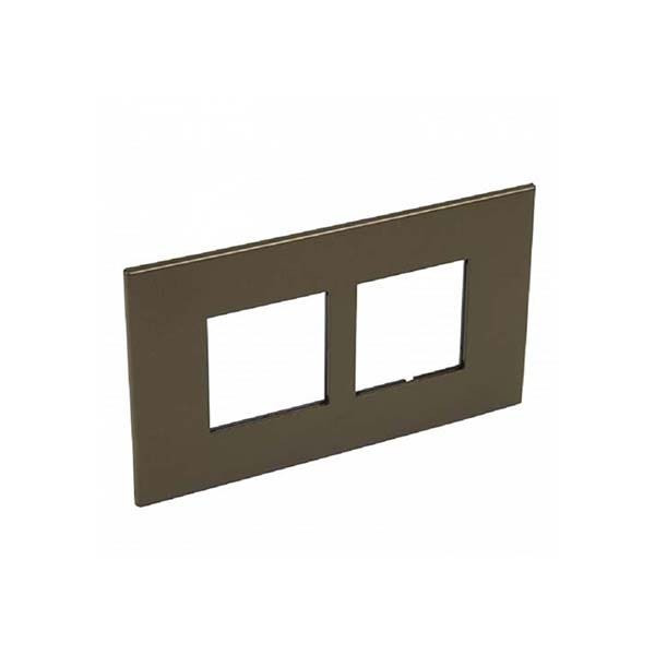 LEGRAND - Plate Arteor, BS, Square, 4 Modules, 2 Gang, Dark Bronze