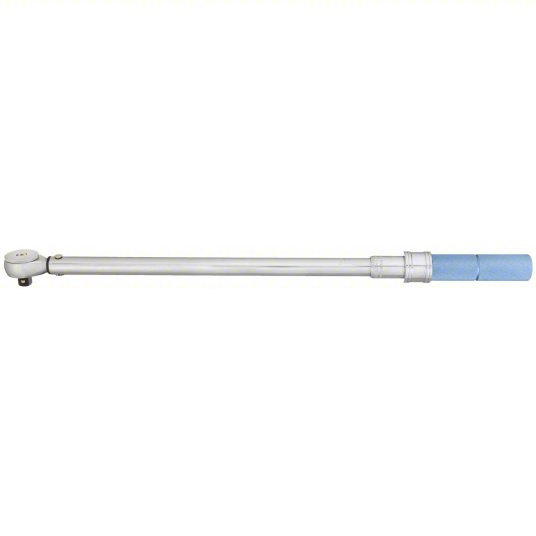 Micrometer Torque Wrench, Foot-Pound/Newton-Meter, 1/2 inch Drive Size, 50 ft-lb to 250 ft-lb