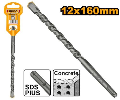 SDS Plus Hammer Drill Bit 12X160mm ريشة دريل بلك 160*12 ملم