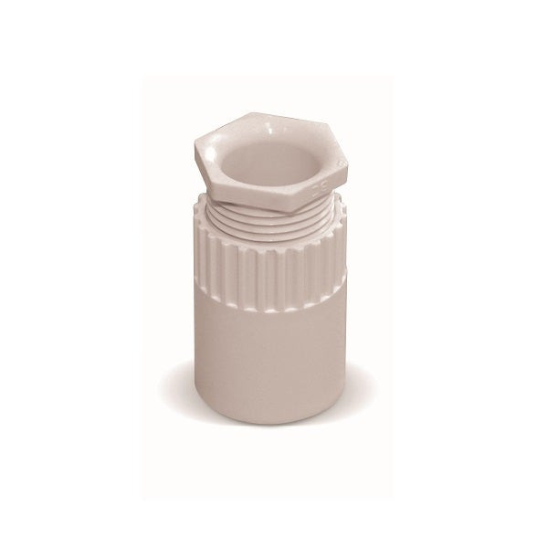 BAHRA CONDUIT - Adaptor PVC Female 20mm, White
