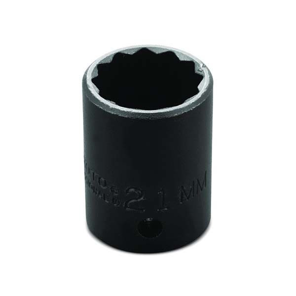 PROTO - 1/2" Drive Thin Wall Impact Socket, 21 mm, 12 Point