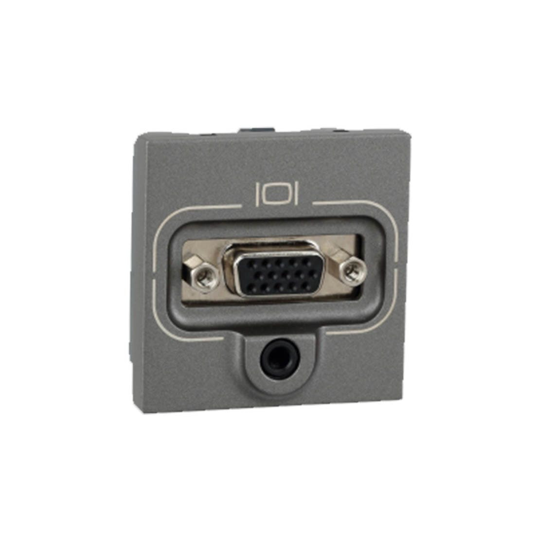 LEGRAND - Female HD 15+Jack 3.5mm 2Mod Sqr,Magnes.