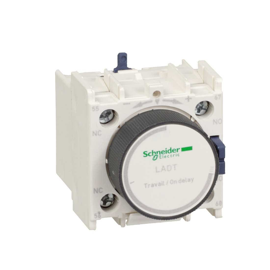 SCHNEIDER - Time Delay Auxiliary Contact Block, 1 No + 1 Nc Screw Clamp Terminals