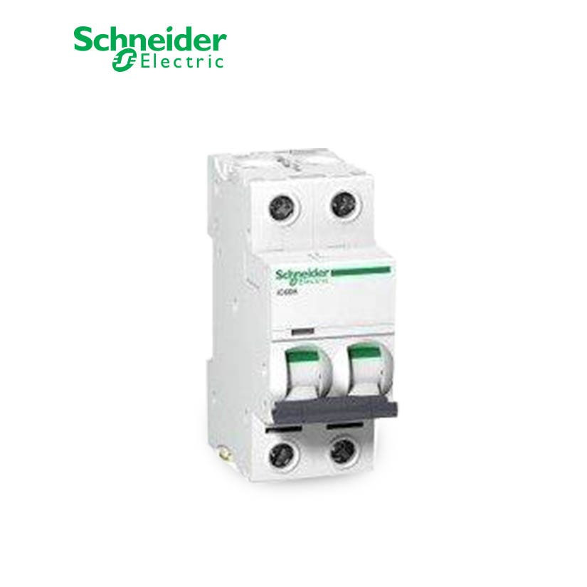 شنايدر - قاطع فرعي 2 خط - 10 أمبير - Acti9 iC60H, 2P, 10A, C Curve