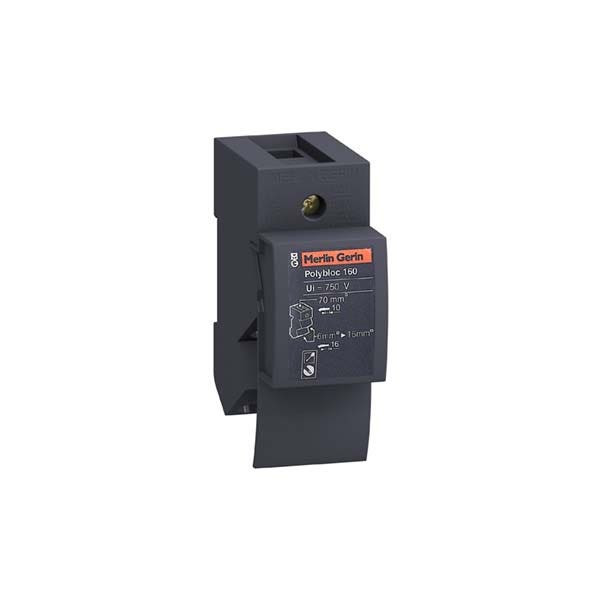 SCHNEIDER - Distribution Block, Linergy DX, 1P, for ComPacT, 160A, 4M, 6 Holes