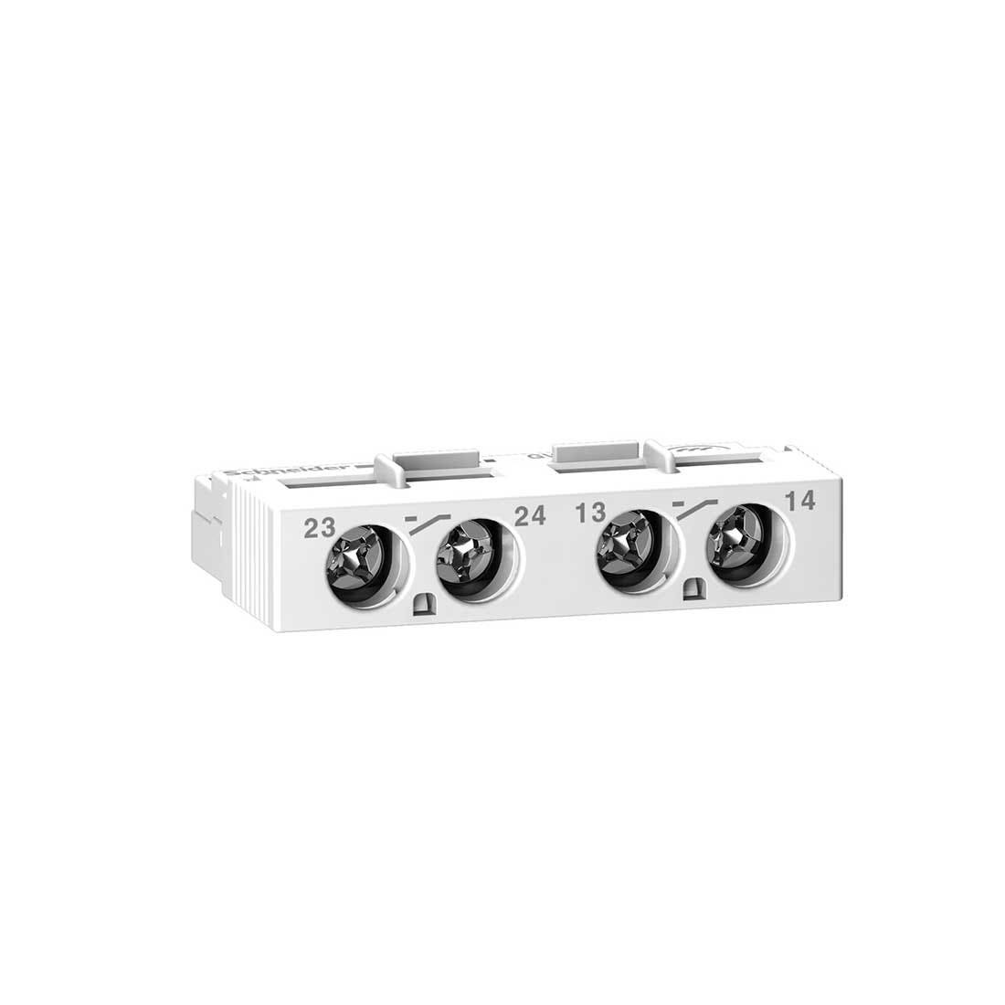 SCHNEIDER - Front Auxiliary Contact, 2 No, GV2 & GV3