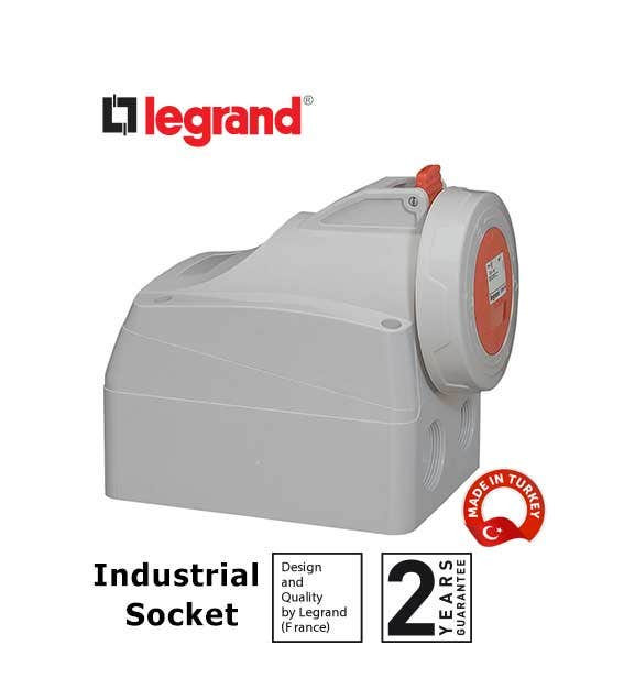LEGRAND - Surface Mounting Socket P17, IP66/67, 380/415 V~, 16 A, 3P+N+E