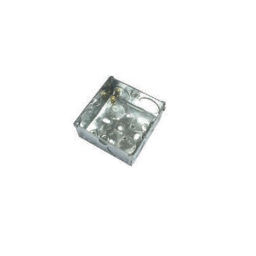 ITCC - Switch & Socket Box with Adjustable Lug and Brass Terminal 1.20mm - Steel - Pre-Galvanized - 3'' X 3'' X 47mm