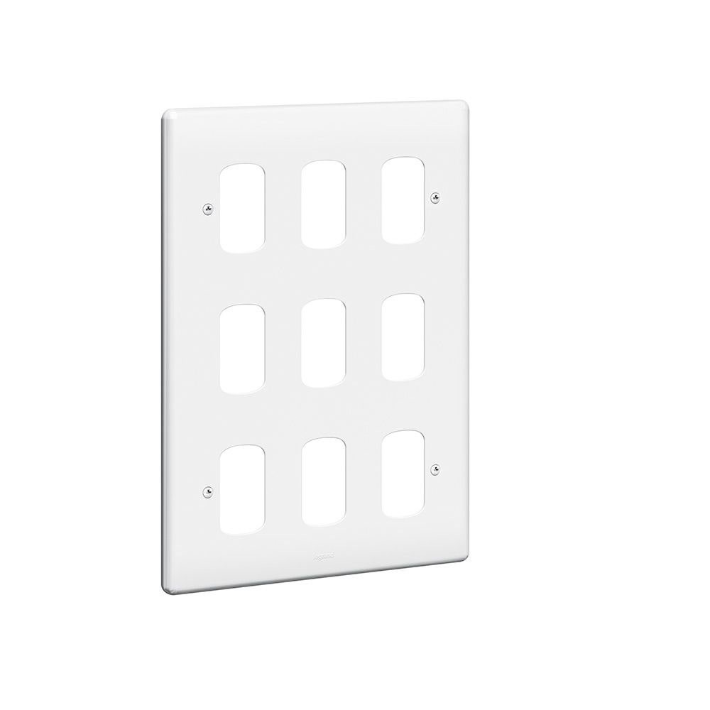 LEGRAND - Plate 3x2 Gang 9 Separt Apart Module, Grid Wpl 