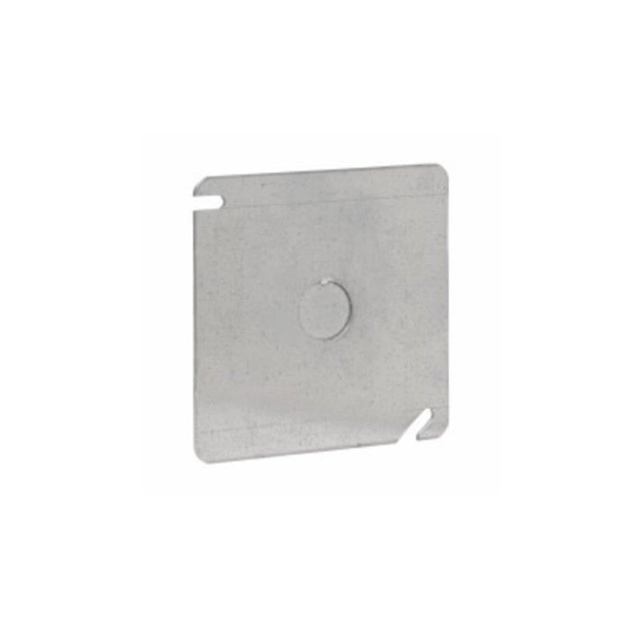 CROUSE HINDS - Cover 4" Square Flat 3/4" KO, #TP487
