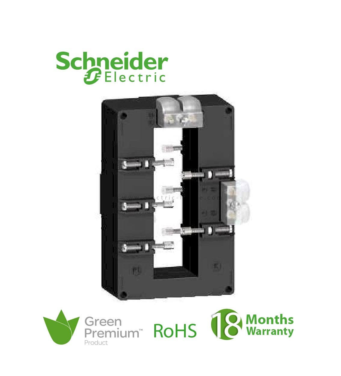 SCHNEIDER - Current Transformer Tropicalised 2000 5 Double Output For Bars 38x127