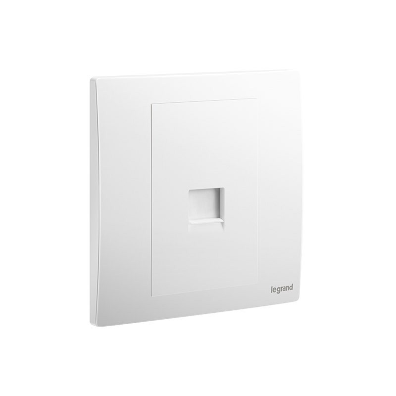 LEGRAND - Secondary Telephone Socket Outlet Mallia Senses, BS, 1 Gang, Matt White