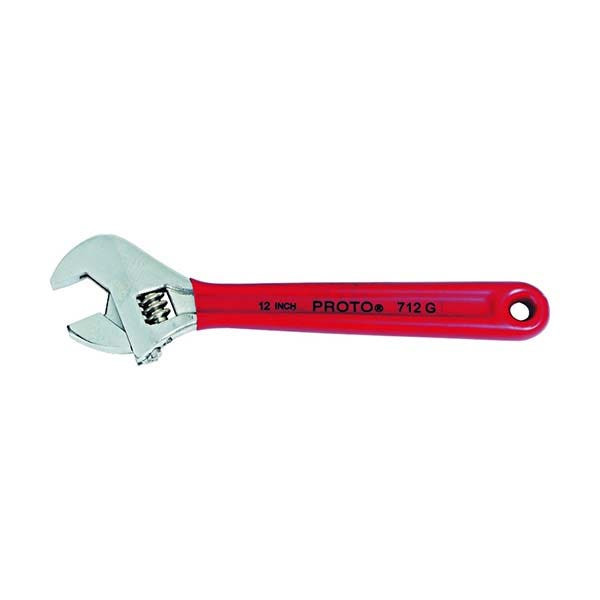 PROTO - Cushion Grip Adjustable Wrench, 10"