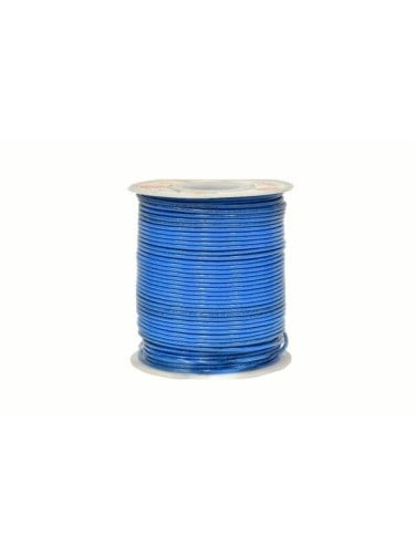 Mesc Copper Wire - 300/500 V - Coil Length 500 feet - THNN/AWG12/PVC - Blue