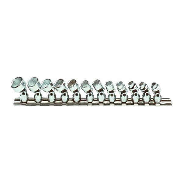 PROTO - 1/4" Drive Metric Universal Socket Set, 12 Pieces, 6 Point