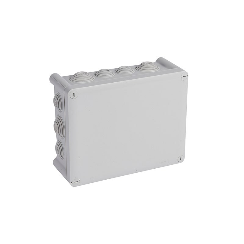 LEGRAND - Junction Box Plexo, 14 Glands, IP55, 220x170x92mm, Rectangular, Grey