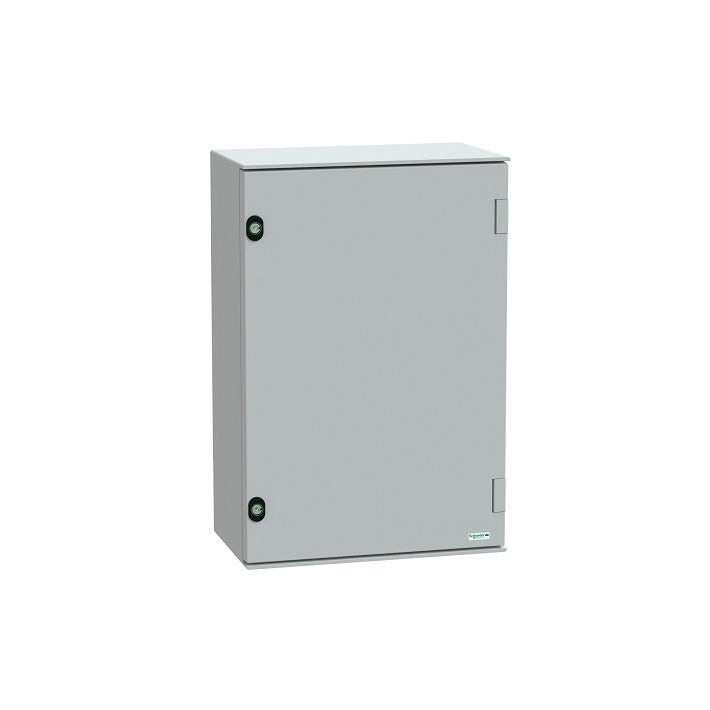SCHNEIDER - Enclosure Wall Mounted Polyester, PanelSeT PLM, Plain door, 647x436x250mm, IP66, IK10, RAL 7035