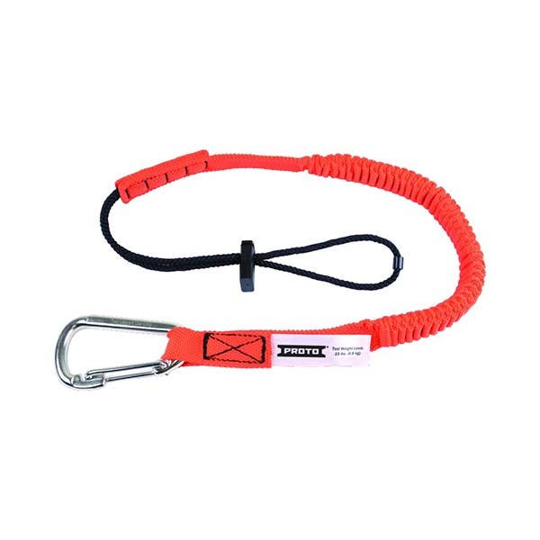 PROTO - Elastic Lanyard, 1 Stainless Steel Carabiner, 32"