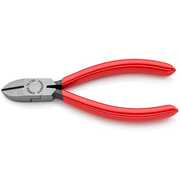 KNIPEX - Diagonal Cutter, Plastic Coated, Black Atramentized, 125 mm