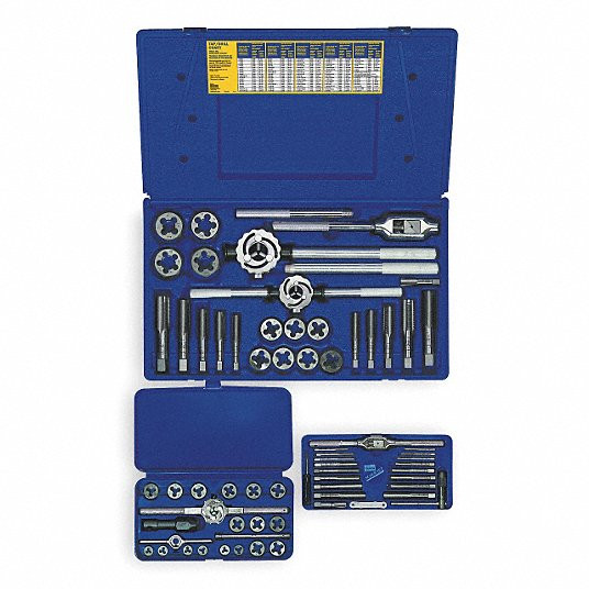 Tap and Die Set, Number of Pieces 66, Die Shape Hex
