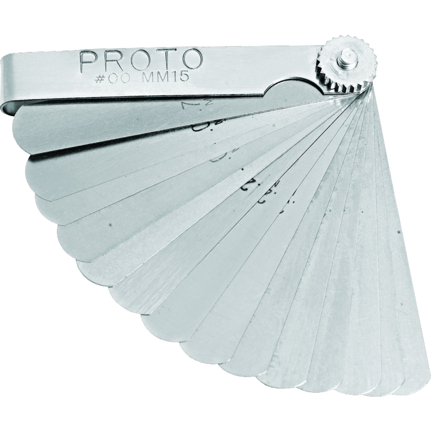 PROTO, 15 Blade Metric Feeler Gauge Set