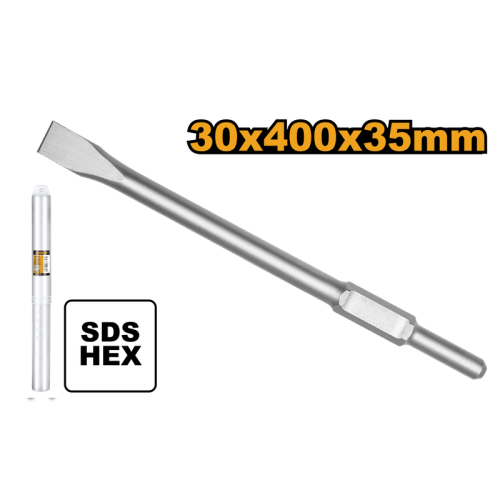 Hex Pointed Chisel 30X400mm×35mmريشة تكسير مسطح عادي 400 ملم