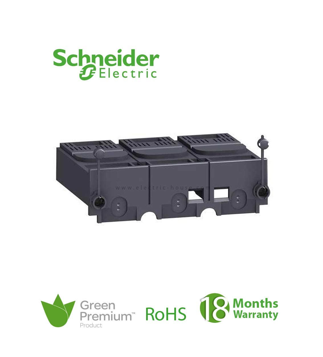 SCHNEIDER - Short Terminal Shield, ComPact NSX400/630, Pitch 45mm, IP40, 3 Poles