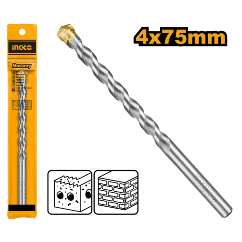 Concrete Masonry Drill Bit 4x75mm ريشة ثقب خرسانة فيديا 4 ملى *75