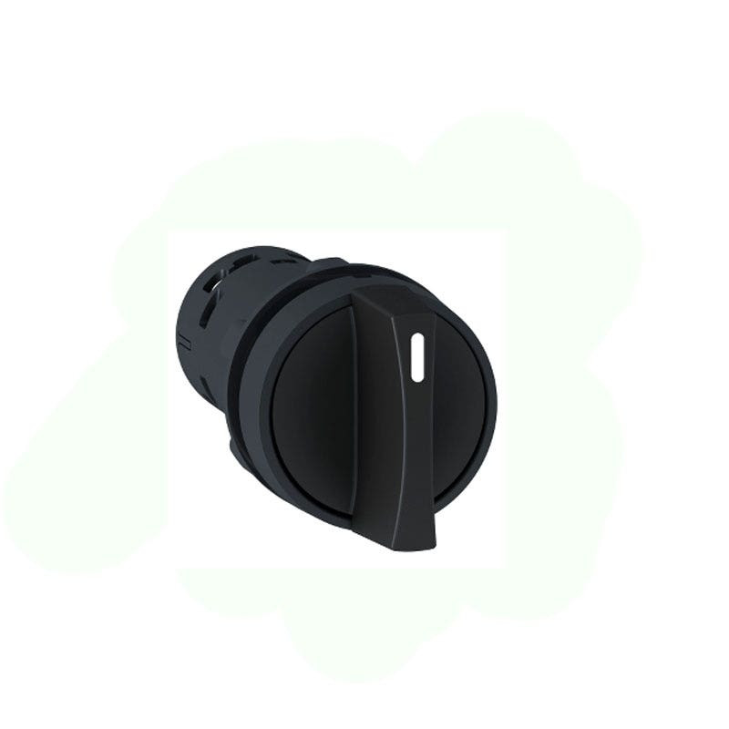 SCHNEIDER - Selector Switch 1 N/O 2-Pos Std Hndl, Black
