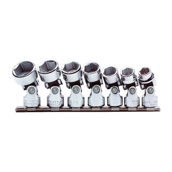 PROTO - 3/8" Drive Universal Socket Set, 7 Pieces, 6 Point