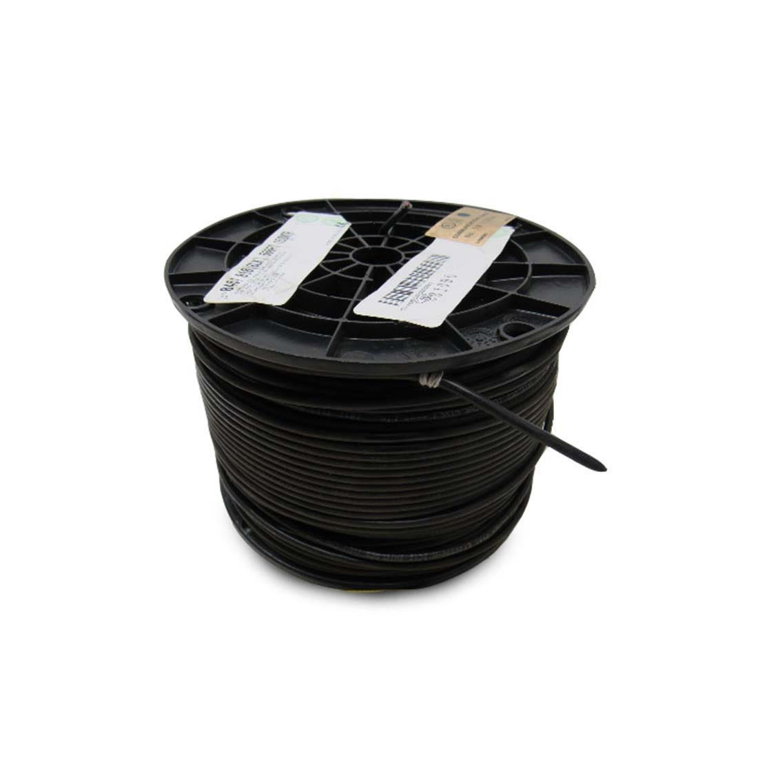 BELDEN - 1C*20 AWG Coax-75 Ohm HDPE/Shld/PVC, Black, 305 Meters/Roll