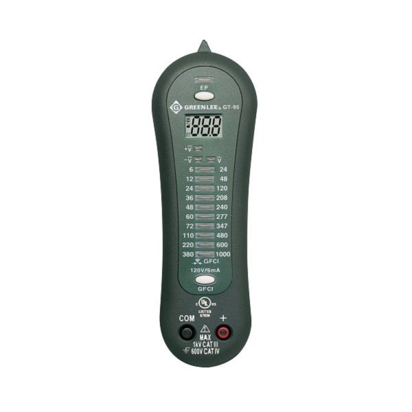GREENLEE - Voltage Tester, GFCI, AC/DC, 1000V (GT-95)