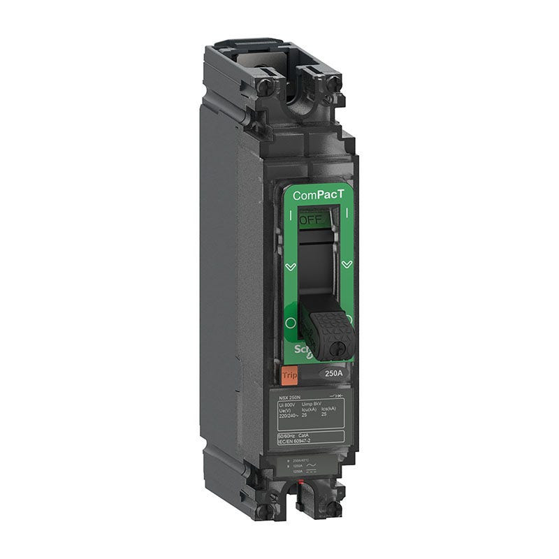 شنايدر - قاطع 40 أمبير - خط واحد - NSX100N AC/DC, 25kA at 240VAC, TMD Trip Unit