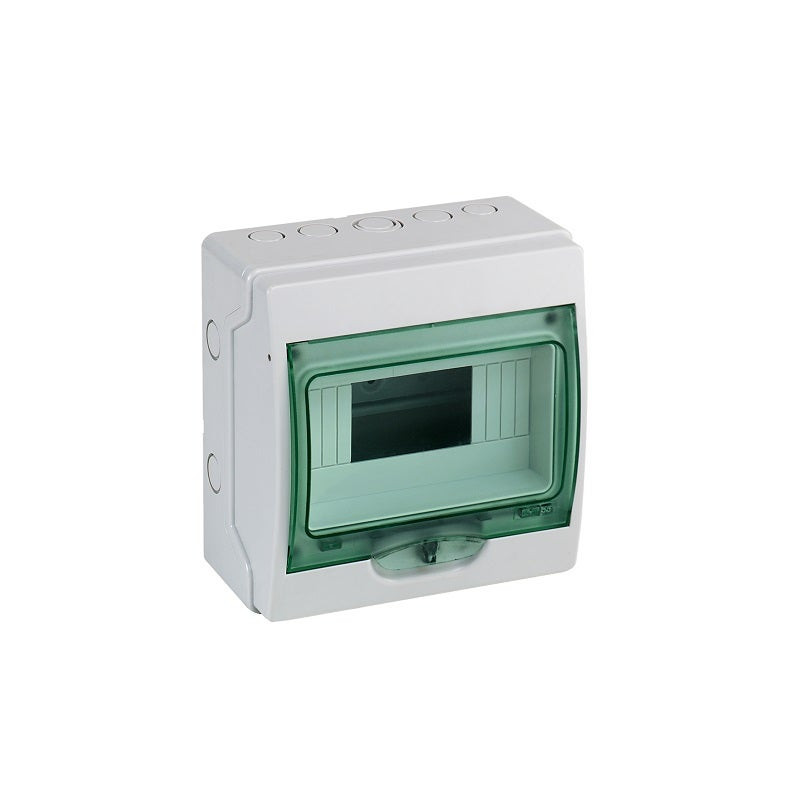 SCHNEIDER - Enclosure Mini 1x8 Module, Surface, Curved Door, IP 65
