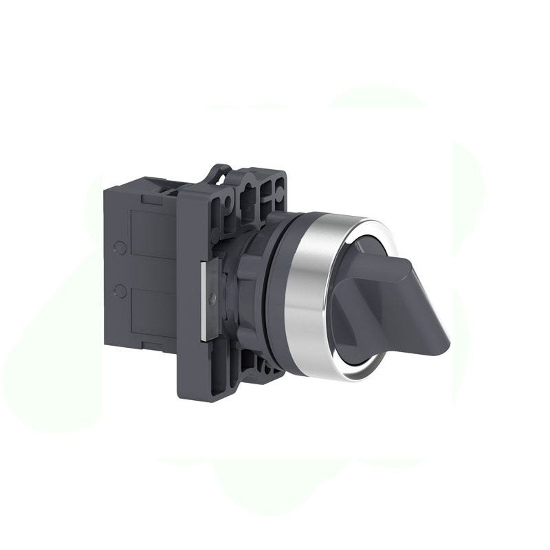SCHNEIDER - Selector Switch Short Handle 2-Pos Stay Put 1No, 