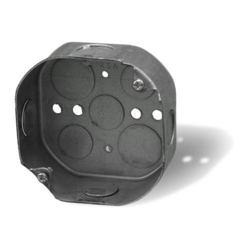Alrouf Iron American Octagon Box - Size 9x9 cm