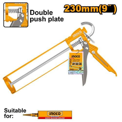 caulking gun Aluminum handle 9"مسدس سيلكون 9 بوصة