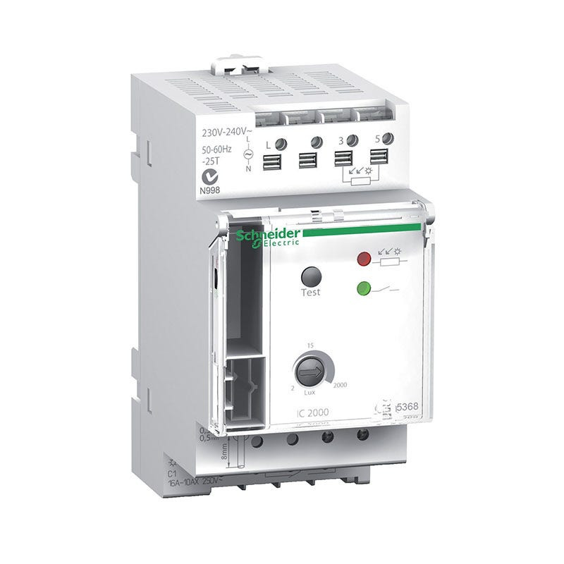 SCHNEIDER - Twilight Switch, 2-2000 lux, Acti 9, IC2000