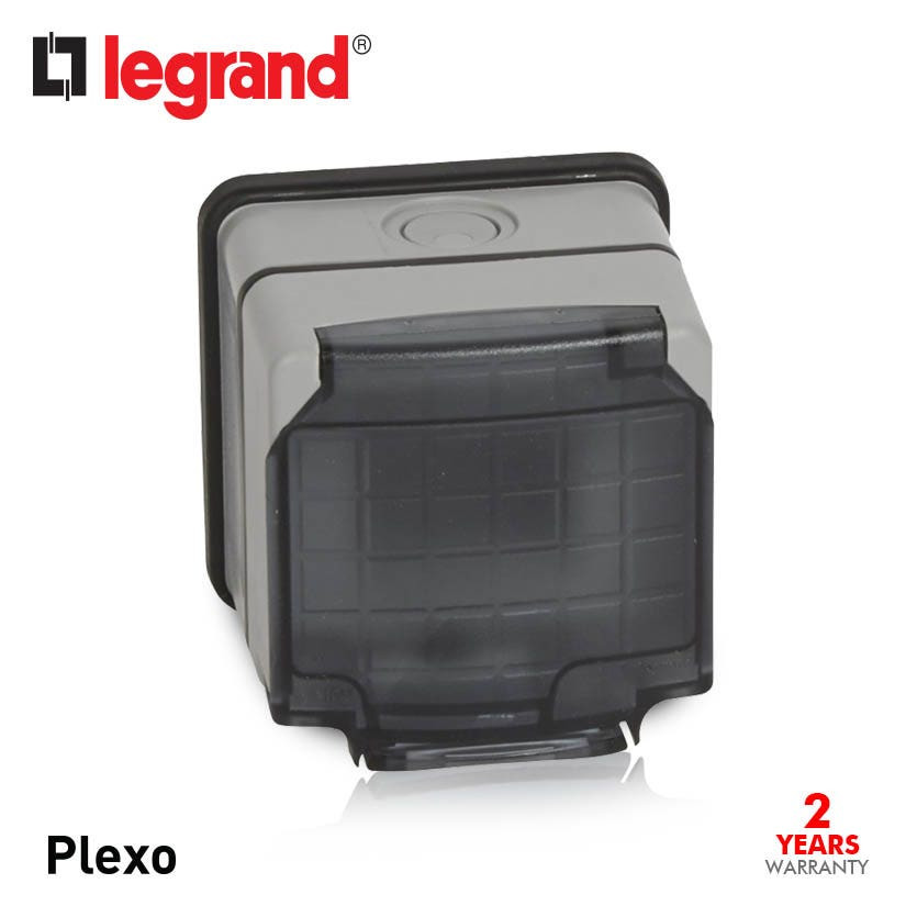 LEGRAND - Adaptor Mosaic, Plexo 66, 2 Modules, Semi Transparent Lid 