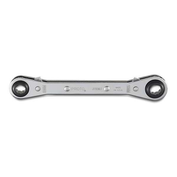 PROTO - Double Box Reversible Ratcheting Wrench, 9 x 10 mm, 12 Point
