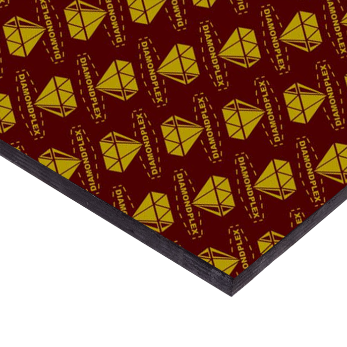 Diamondplex Painted Plywood - 18mm Black for Concrete Grinding - Thickness (mm): 18 - Width (mm): 610