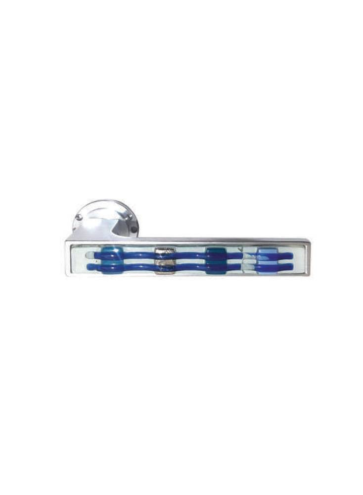 Kali 1171 Door Handle, Matte Chrome Pink