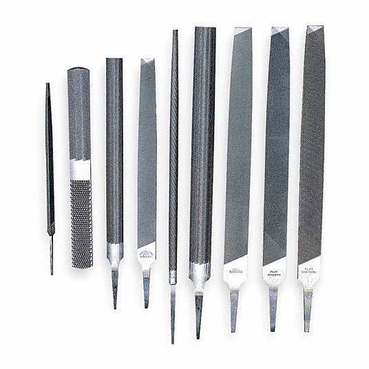 Maintenance File Set, Half Round and Round, American Pattern, 9 Pieces