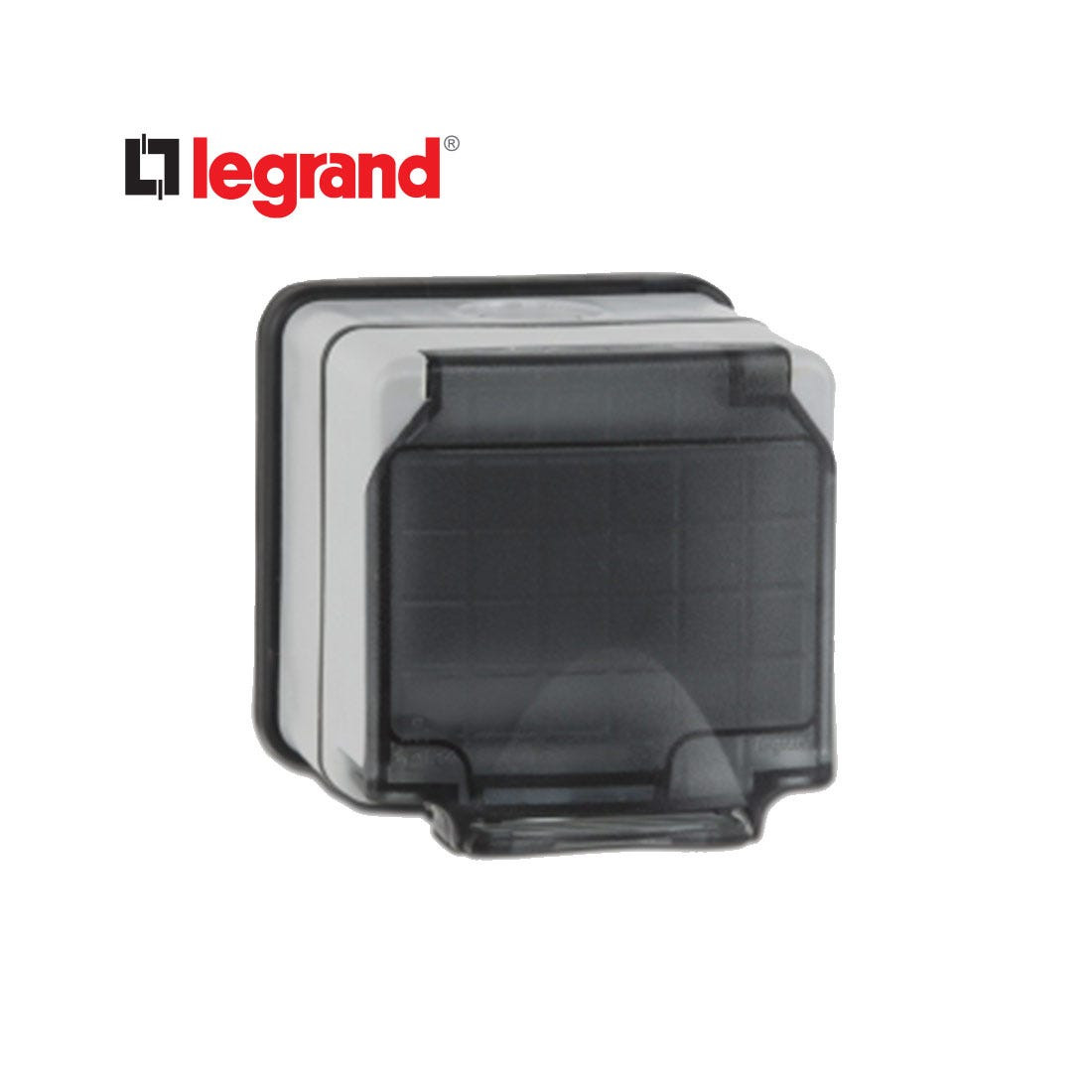 LEGRAND - Adaptor Mosaic, Plexo 66, 3 Modules, Semi Transparent Lid 