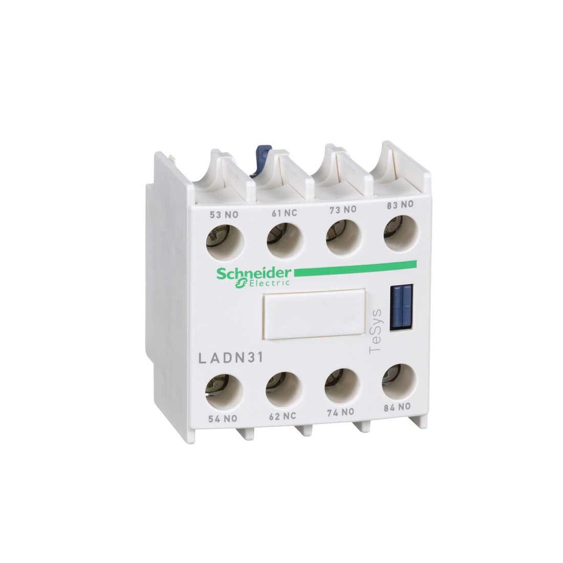 SCHNEIDER - Auxiliary Contact Block, 3 No + 1 NC, Screw-Clamps Terminals