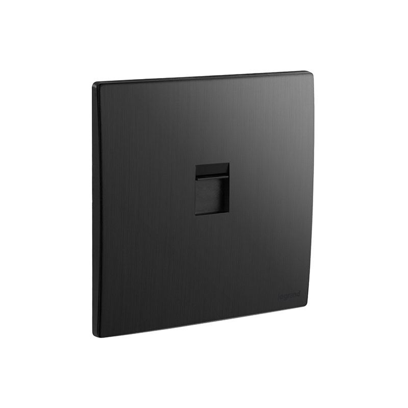 LEGRAND - Keystone Adapter Mallia Senses, 1 Gang, Brushed Black