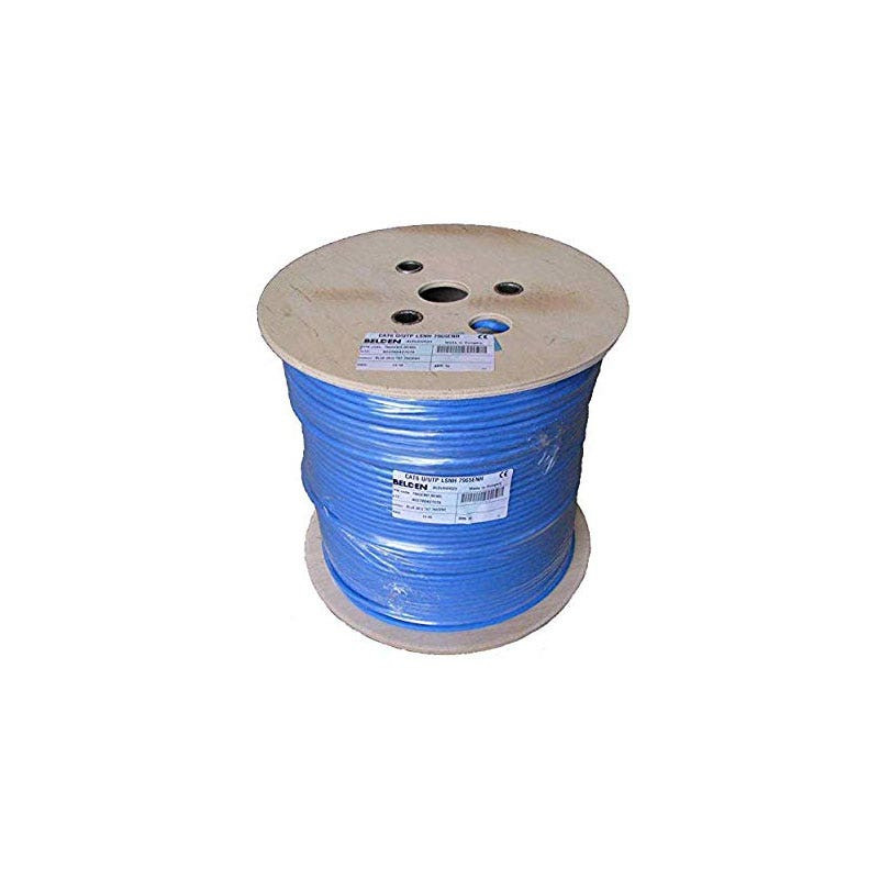 BELDEN - 4P*23AWG Cat6 U/UTP SCU/PE/LSNH, Blue, 305 Meters/Roll