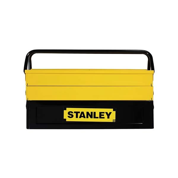 STANLEY - Metal Cantilever Tool Box, 5 Trays, 20.8 x 20.8 x 45cm