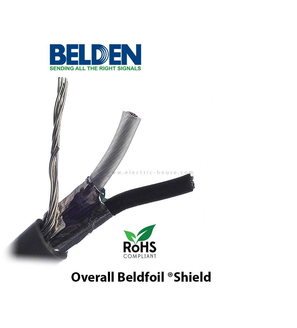 BELDEN - 1P*18 AWG TCU/PP/FS/PVC, Chrome, 305 Meters/Roll